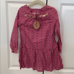 Nbw egg by Susan lazar pink spring dress